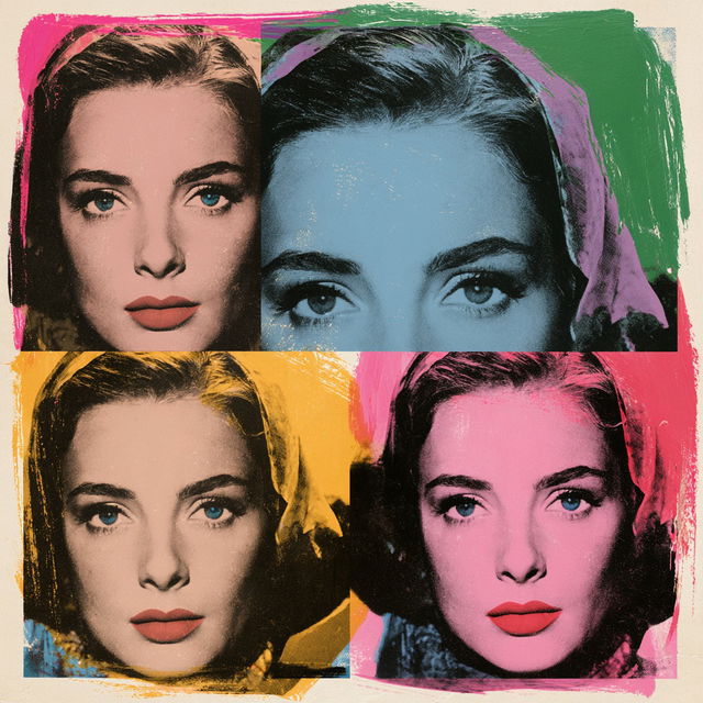 Pop art style, Midjourney V8.2, render 2 of 4