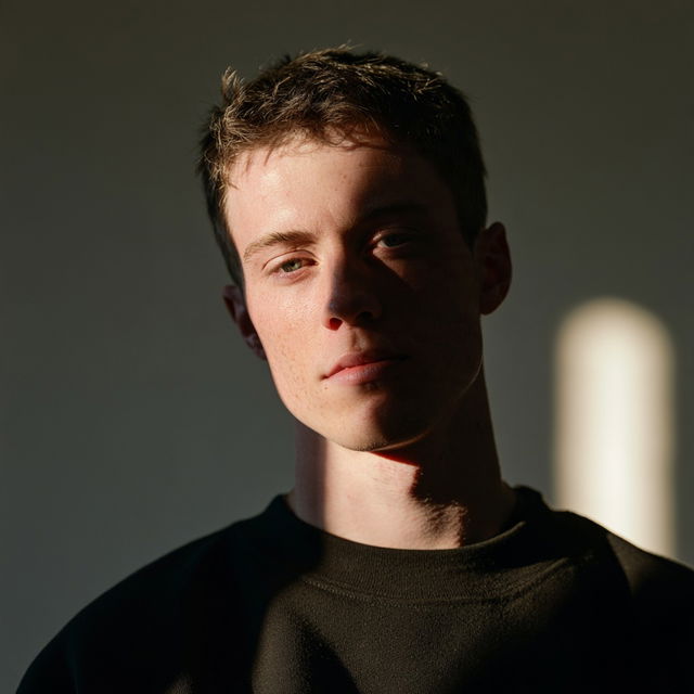 Portrait shot with back lighting style, Midjourney V8.2, render 4 of 4