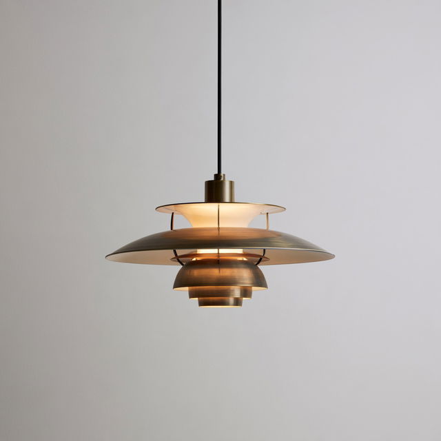 Poul Henningsen style, Midjourney V8.2, render 2 of 4