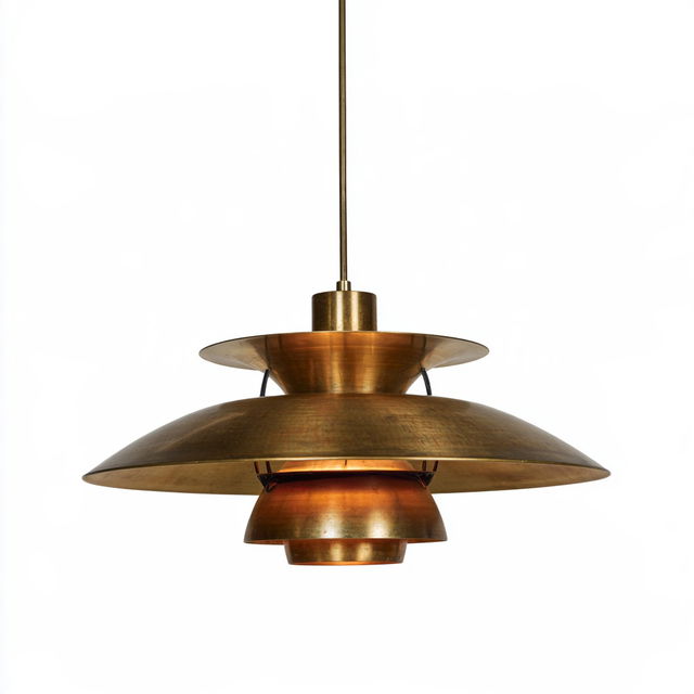 Poul Henningsen style, Midjourney V8.2, render 1 of 4