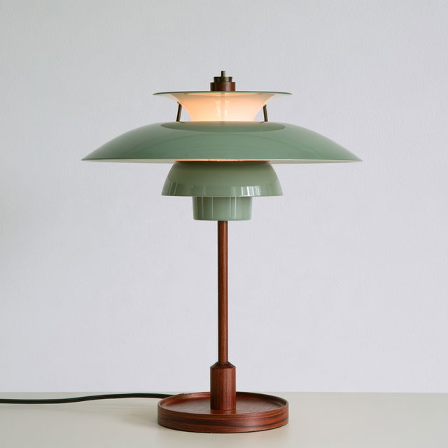 Poul Henningsen style, Midjourney V8.2, render 3 of 4