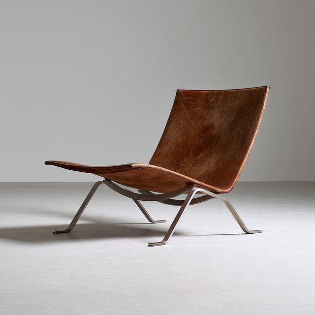 Poul Kjaerholm style, Midjourney V8.2, render 3 of 4