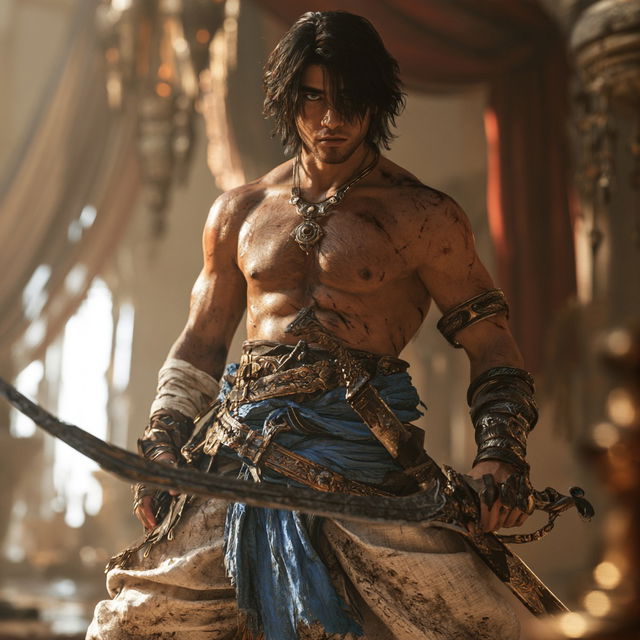 Prince of Persia style, Midjourney V8.2, render 2 of 4