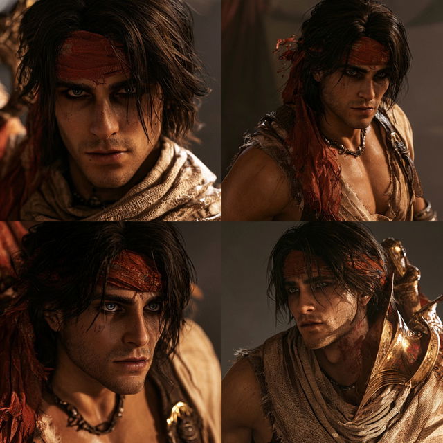 Prince of Persia style, Midjourney V8.2, render 3 of 4
