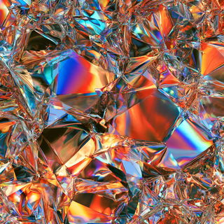 Prismatic texture style, Midjourney V8.2, render 1 of 4