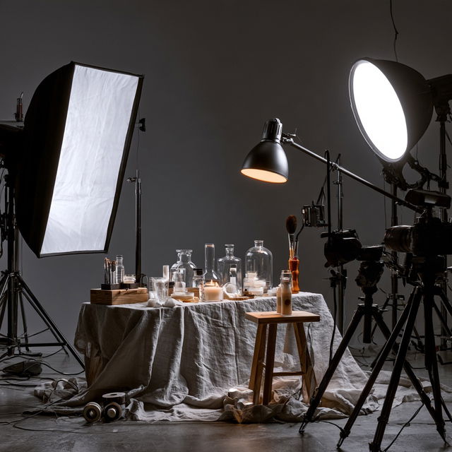 Product photography style, Midjourney V8.2, render 3 of 4