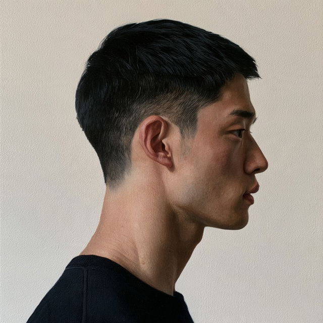 Profile view style, Midjourney V8.2, render 4 of 4