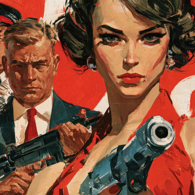 Propaganda art style, Midjourney V8.2, render 1 of 4