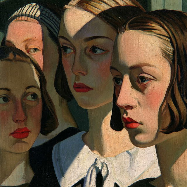 Prudence Heward style, Midjourney V8.2, render 3 of 4