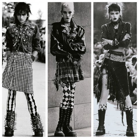 Punk fashion style (Genres), Midjourney V8.2