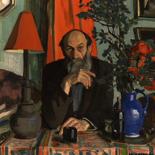 Pyotr Konchalovsky style, Midjourney V8.2, render 3 of 4