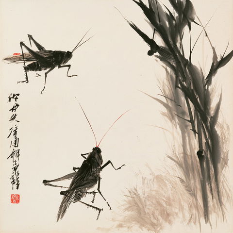 Qi Baishi style (Painters), Midjourney V8.2