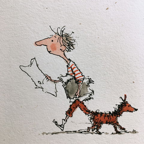 Quentin Blake style (Illustrators), Midjourney V8.2