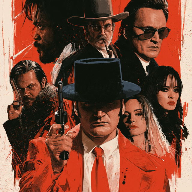 Quentin Tarantino style, Midjourney V8.2, render 2 of 4