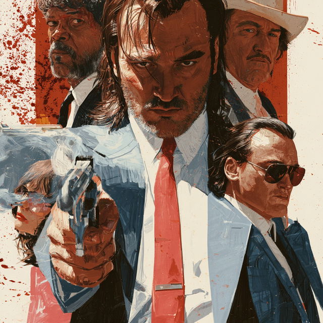 Quentin Tarantino style, Midjourney V8.2, render 4 of 4