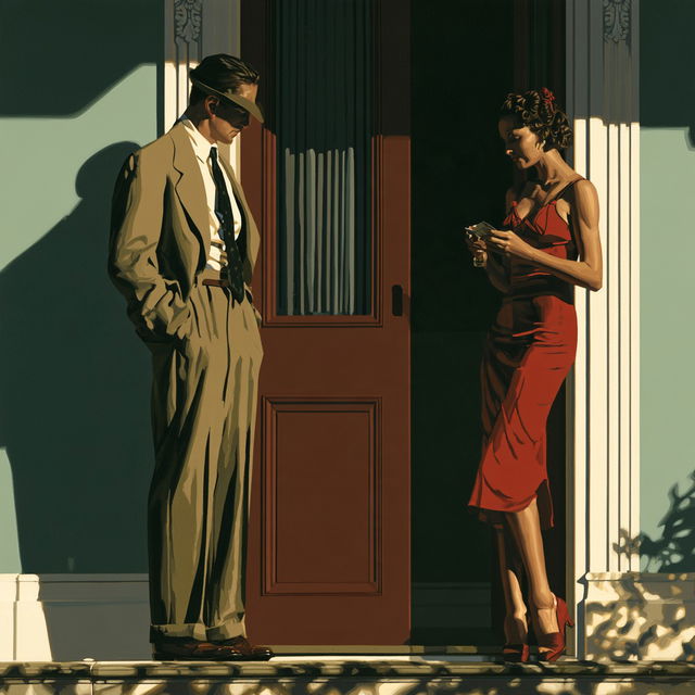 R. Kenton Nelson style, Midjourney V8.2, render 2 of 4