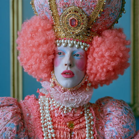 Rachel Maclean style (Photographers), Midjourney V8.2