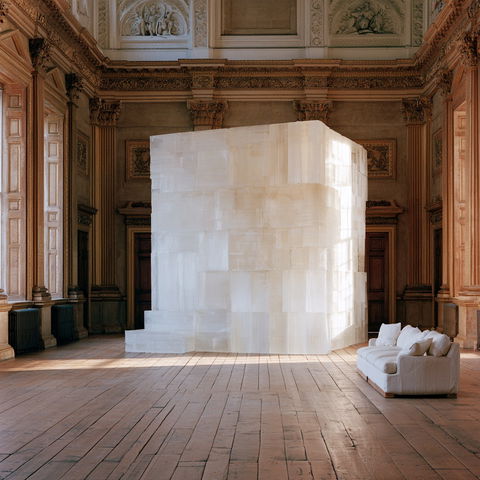 Rachel Whiteread style (Sculptors), Midjourney V8.2