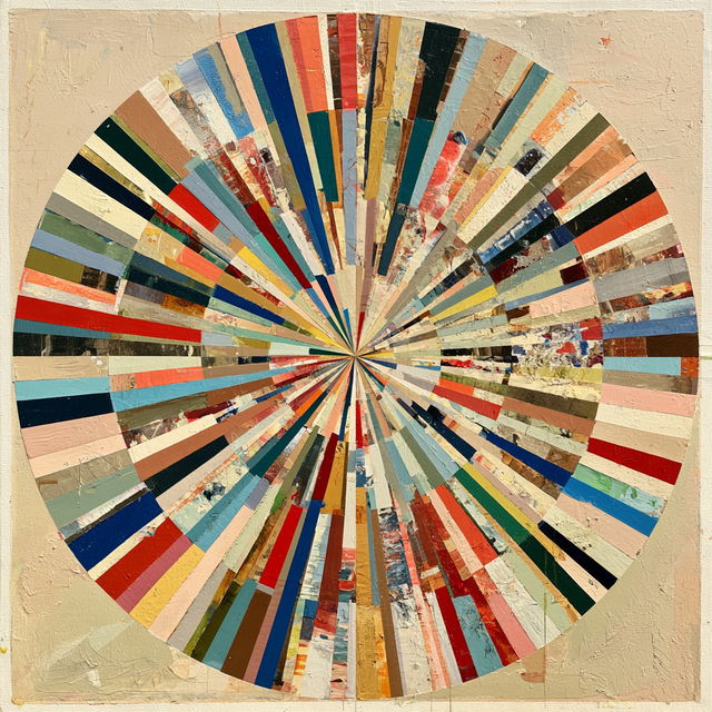 Radial composition style, Midjourney V8.2, render 2 of 4