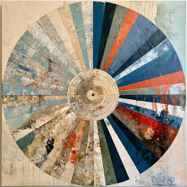 Radial composition style, Midjourney V8.2, render 4 of 4