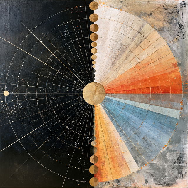 Radial composition style, Midjourney V8.2, render 3 of 4