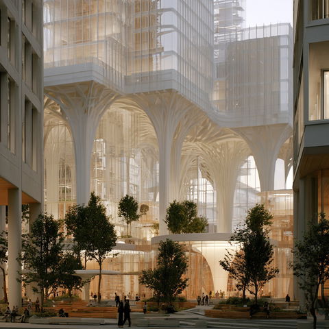 Rafael Vinoly style (Architects), Midjourney V8.2