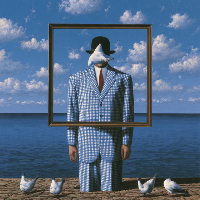 Rafal Olbinski style, Midjourney V8.2, render 2 of 4
