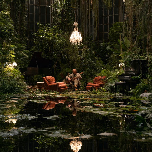 Ragnar Kjartansson style, Midjourney V8.2, render 3 of 4