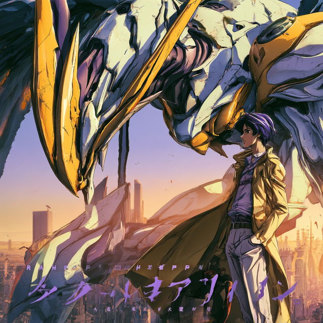 RahXephon style, Midjourney V8.2, render 4 of 4