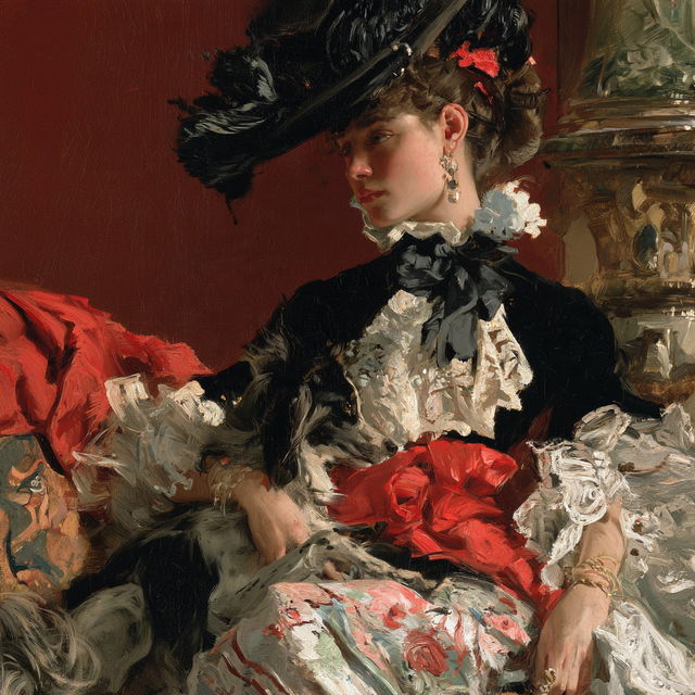 Raimundo de Madrazo y Garreta style, Midjourney V8.2, render 2 of 4