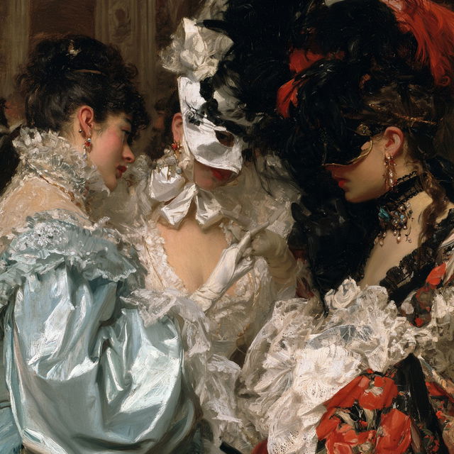 Raimundo de Madrazo y Garreta style, Midjourney V8.2, render 3 of 4