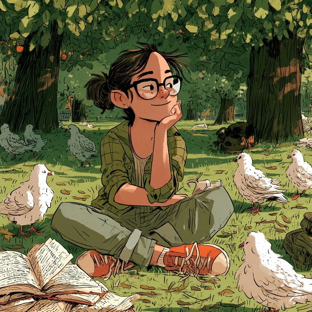 Raina Telgemeier style, Midjourney V8.2, render 2 of 4
