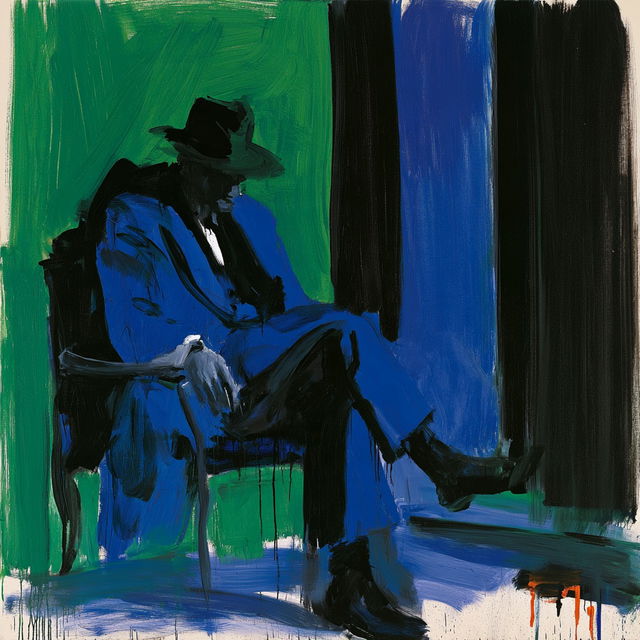 Rainer Fetting style, Midjourney V8.2, render 2 of 4