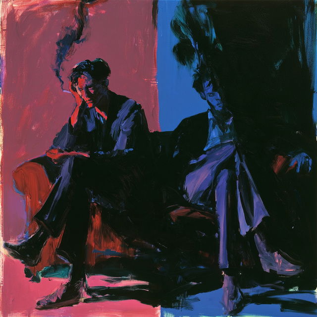 Rainer Fetting style, Midjourney V8.2, render 1 of 4