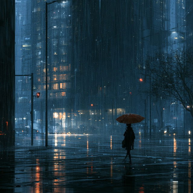 Rainy style, Midjourney V8.2, render 4 of 4