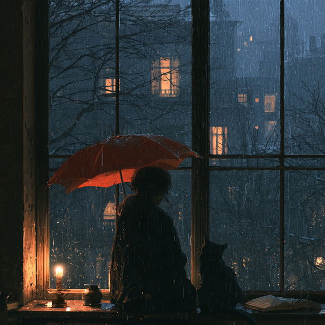 Rainy style, Midjourney V8.2, render 3 of 4