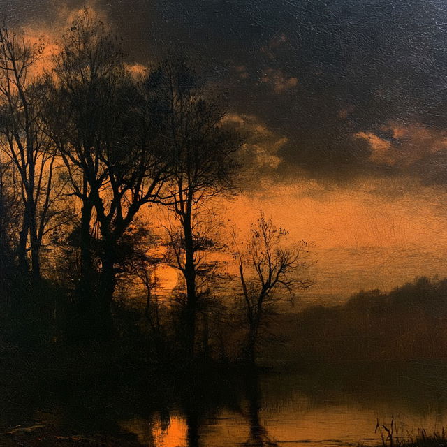 Ralph Blakelock style, Midjourney V8.2, render 2 of 4