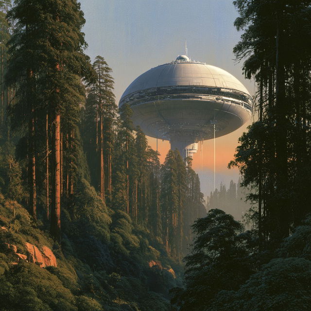 Ralph McQuarrie style, Midjourney V8.2, render 4 of 4