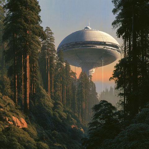 Ralph McQuarrie style (Illustrators), Midjourney V8.2