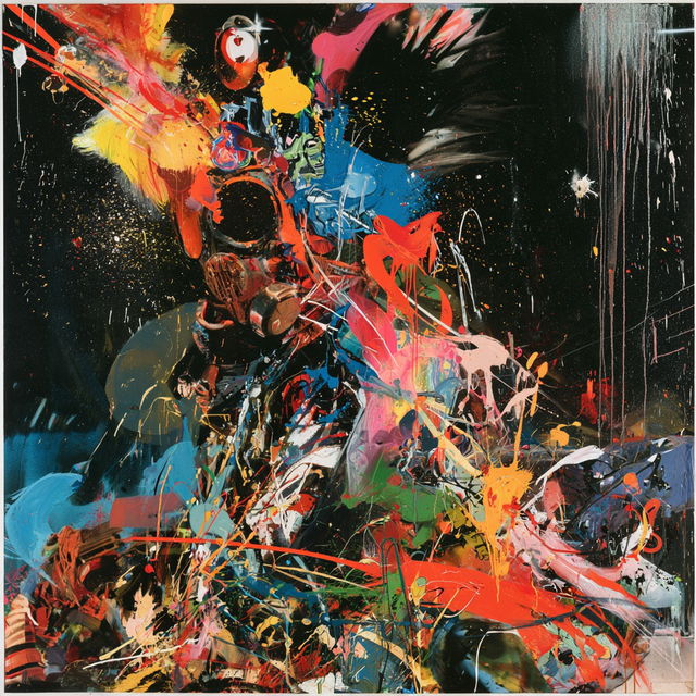 Rammellzee style, Midjourney V8.2, render 2 of 4