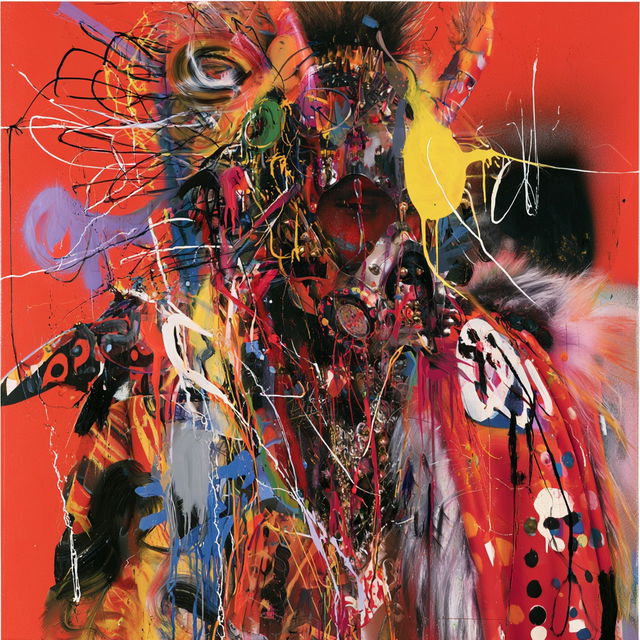 Rammellzee style, Midjourney V8.2, render 3 of 4