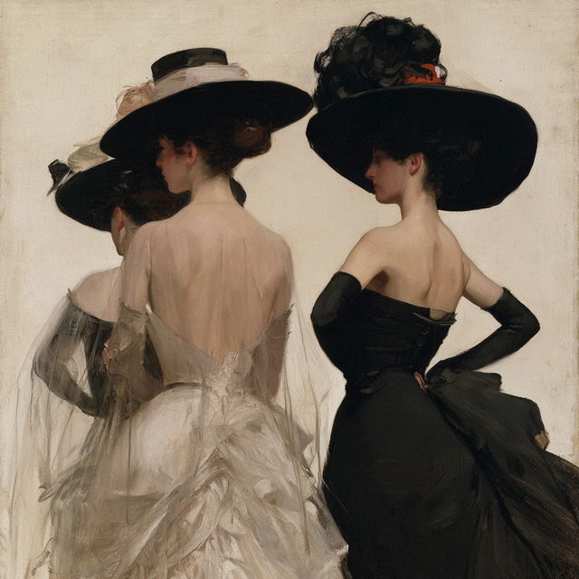 Ramon Casas style, Midjourney V8.2, render 4 of 4