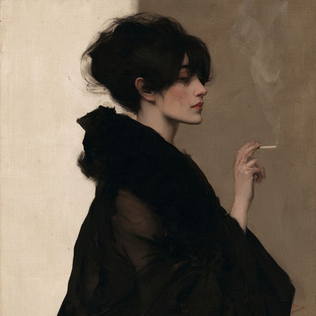 Ramon Casas style, Midjourney V8.2, render 3 of 4