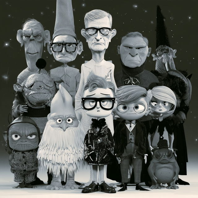 Rankin Bass style, Midjourney V8.2, render 3 of 4