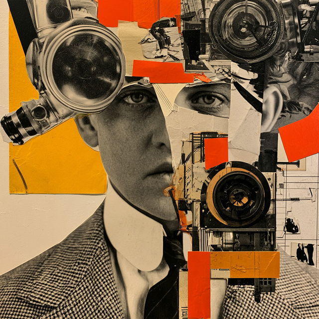 Raoul Hausmann style, Midjourney V8.2, render 4 of 4