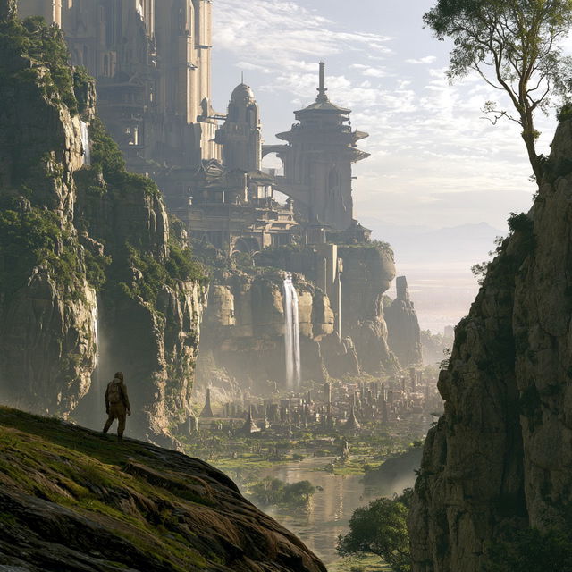 Raphael Lacoste style, Midjourney V8.2, render 3 of 4