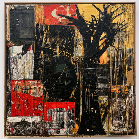 Rashid Johnson style (Painters), Midjourney V8.2