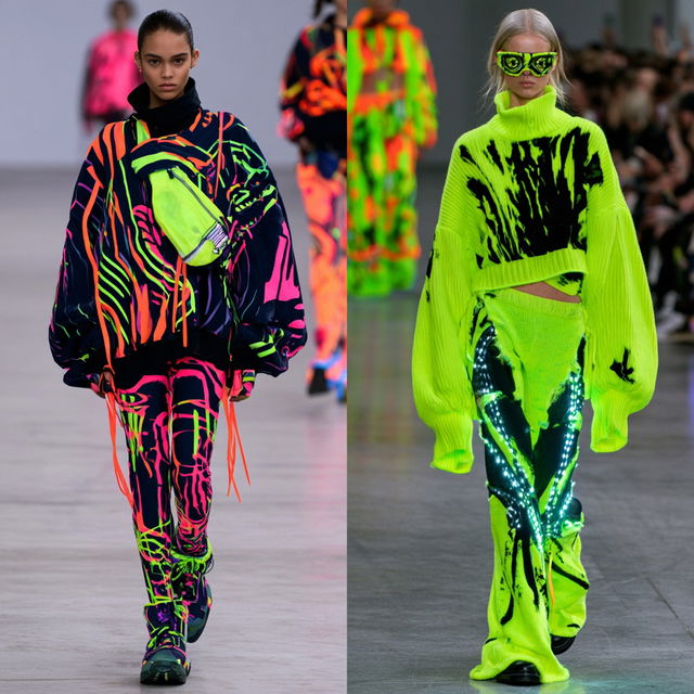 Rave fashion style, Midjourney V8.2, render 1 of 4
