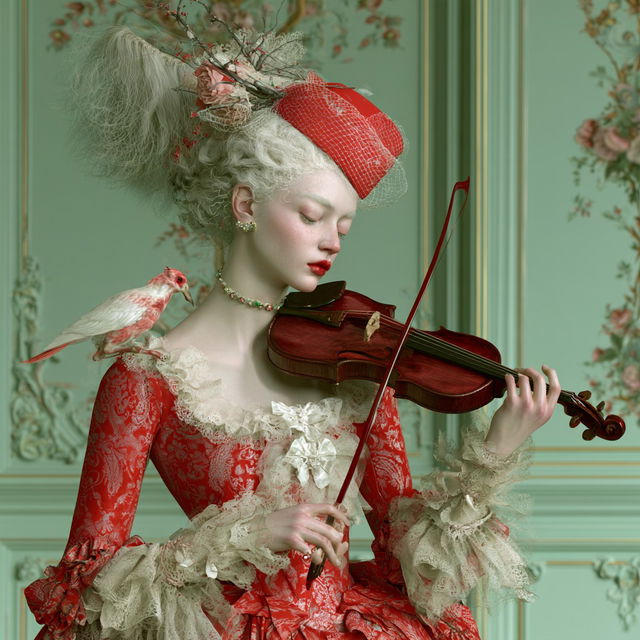 Ray Caesar style, Midjourney V8.2, render 4 of 4