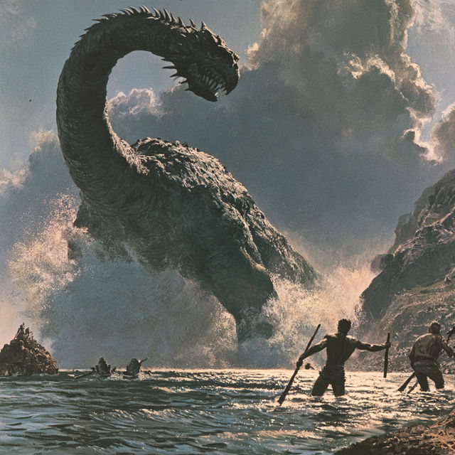 Ray Harryhausen style, Midjourney V8.2, render 2 of 4